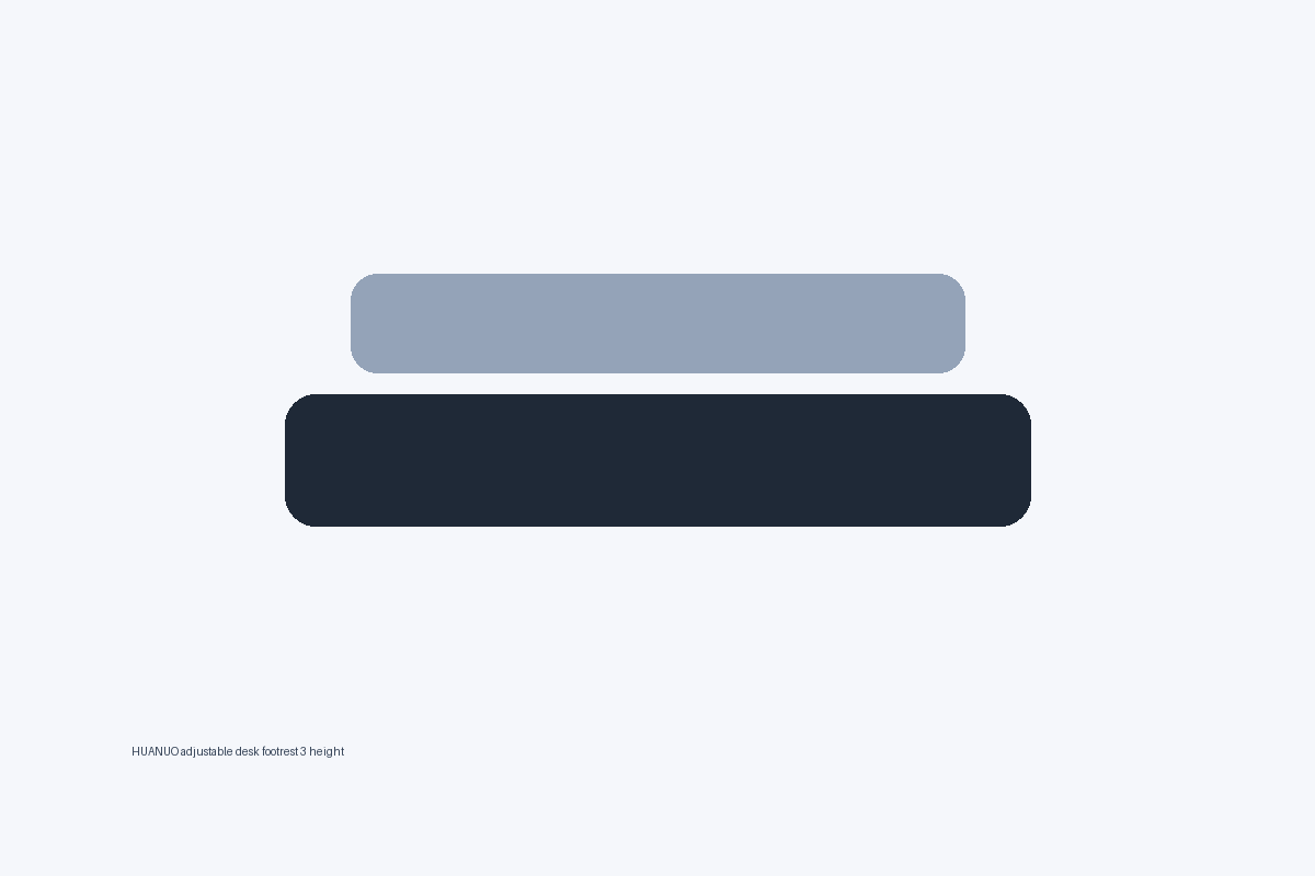 HUANUO adjustable desk footrest 3 height